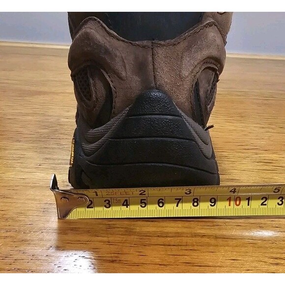 Merrell Moab 2 Mid Waterproof Hiking Boots Men's Size 9W Walnut Brown Vibram EUC - Picture 9 of 12